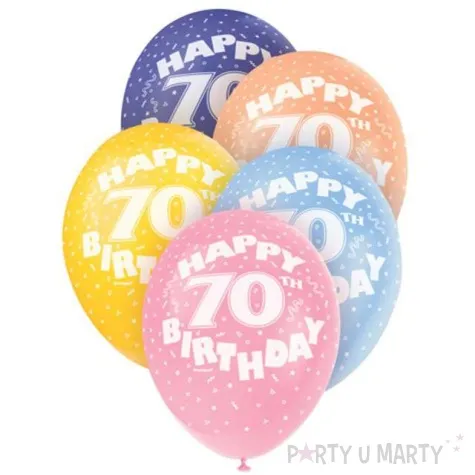 balony 12 liczba 70 mix 5 szt