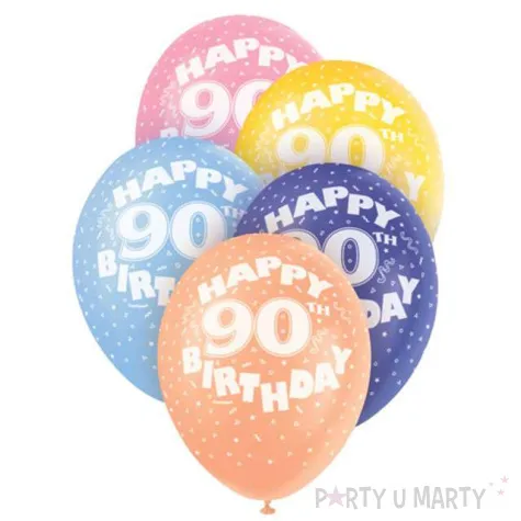 balony 12 liczba 90 mix 5 szt