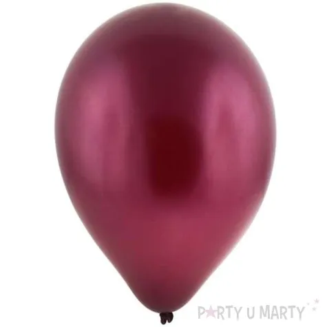 balony 12 metalik bro bordowe 100 szt