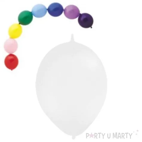 balony 12 metalik z lacznikiem globos srebrne 100 szt