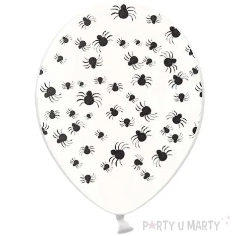 balony 12 pajaki strong transparentne 6 szt