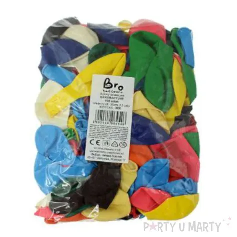 balony 12 pastel bro mix 100 szt