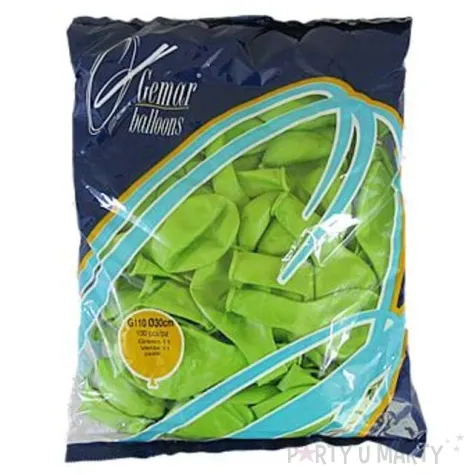 balony 12 pastel gemar light green 100 szt