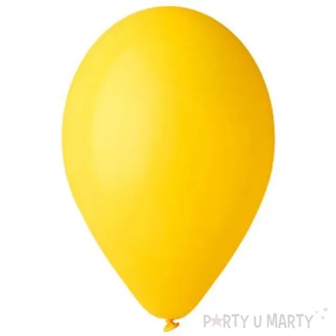 balony 12 pastel gemar yellow 100 szt