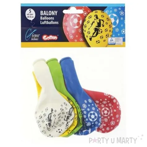 balony 12 pilkarze gemar mix 5 szt