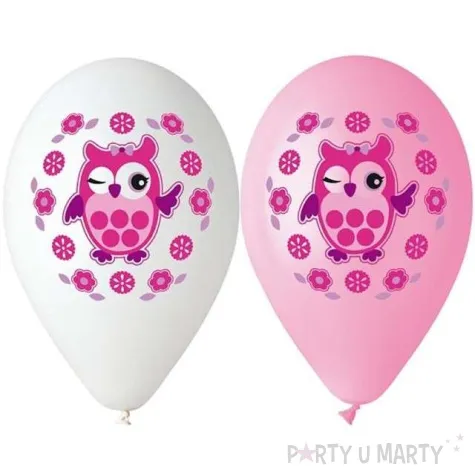 balony 12 sowka godan mix 5 szt