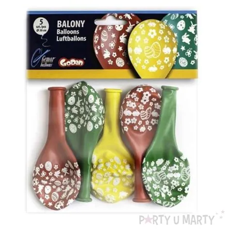balony 12 wielkanoc gemar mix 5 szt