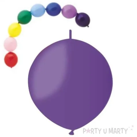 balony 13 pastel z lacznikiem gemar lawendowe 100 szt