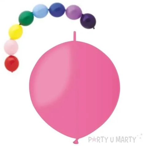 balony 13 pastel z lacznikiem gemar rozowe 100 szt