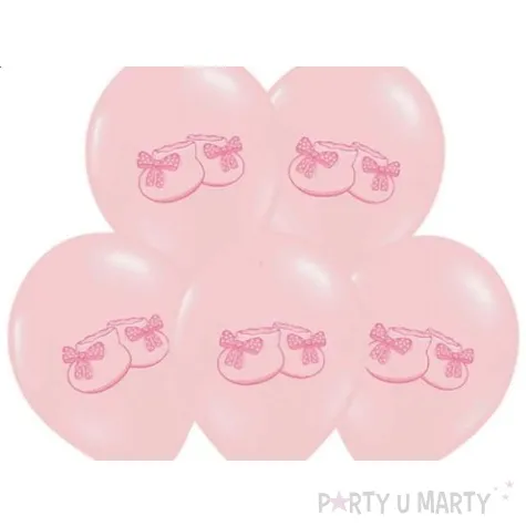 balony 14 buciki belbal baby pink 50 szt