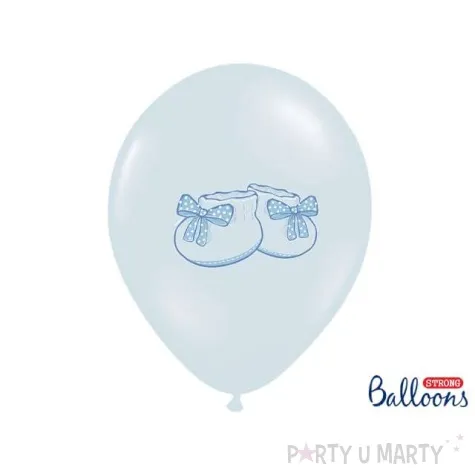 balony 14 buciki strong baby blue 50 szt