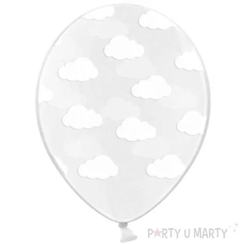 balony 14 chmurki strong crystal clear 6 szt