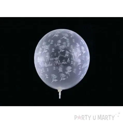 balony 14 crystal clear wiwat mloda para 50szt