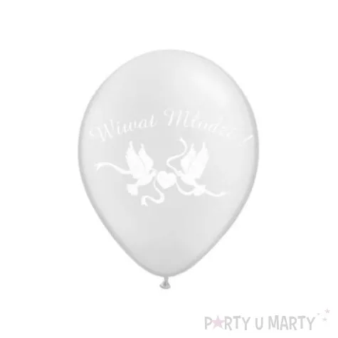 balony 14 crystal clear wiwat mlodzi 6 szt