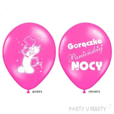balony 14 goraczka panienskiej rose 50 szt