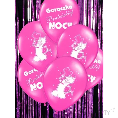 balony 14 goraczka panienskiej rose 50 szt