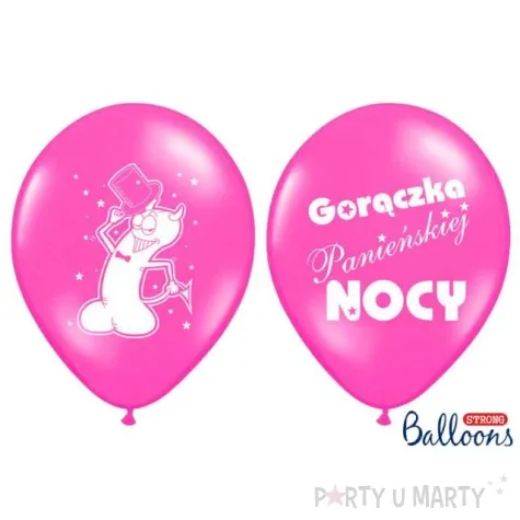 balony 14 goraczka panienskiej rose 6 szt