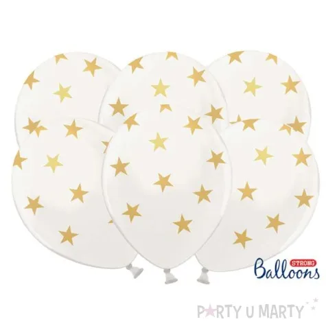 balony 14 gwiazdki zlote strong metallic pearl 50 szt