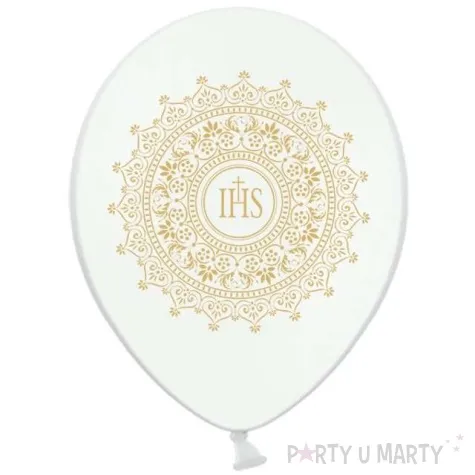 balony 14 ihs belbal metallic white 1 szt