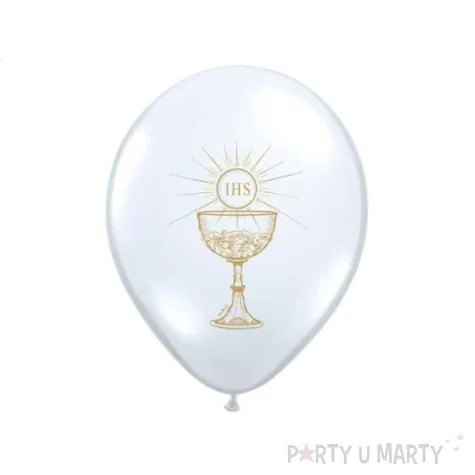 balony 14 ihs belbal pastel white 1 szt