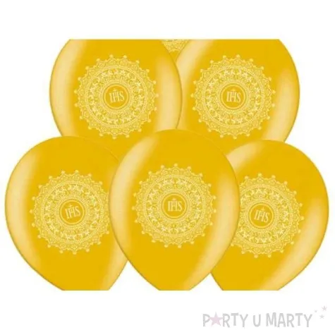 balony 14 ihs strong metallic gold 6 szt