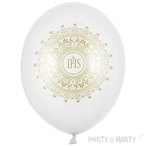 balony 14 ihs strong metallic white 50 szt