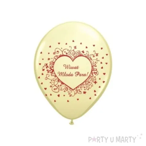 balony 14 ivory wiwat mloda para 6 szt
