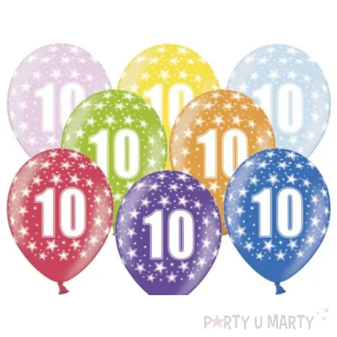 balony 14 liczba 10 belbal metallic mix 50 szt