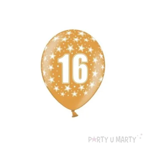 balony 14 liczba 16 belbal pomaranczowe 6 szt