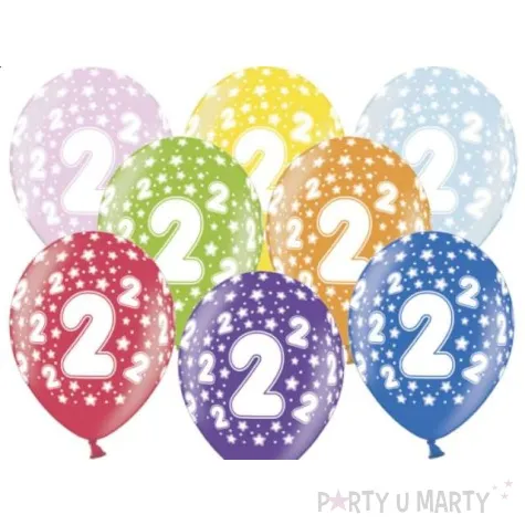 balony 14 liczba 2 belbal metallic mix 50 szt