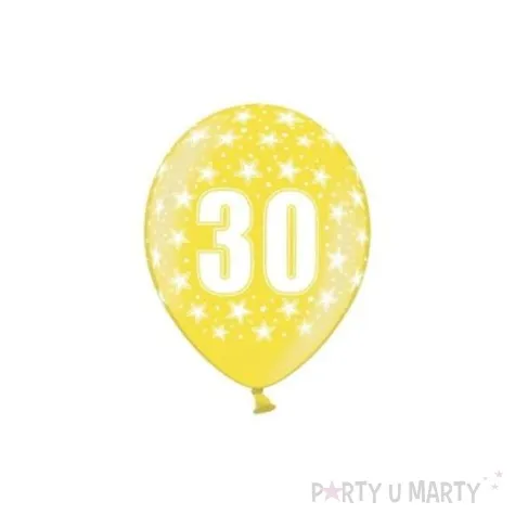 balony 14 liczba 30 belbal metallic zolte 50 szt