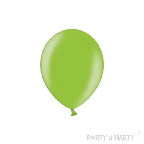 balony 14 metalik lime green 100 szt