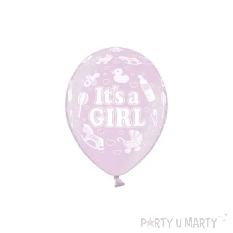 balony 14 metalik pink it s a girl 50 szt