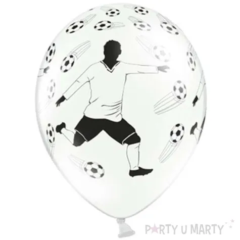 balony 14 pilkarz belbal pastel white 6 szt