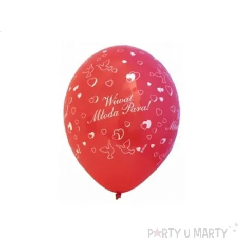 balony 14 royal red wiwat mloda para 50 szt