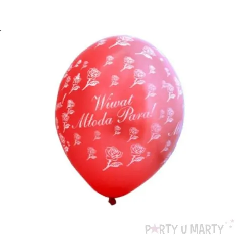 balony 14 royal red wiwat mloda para 50 szt