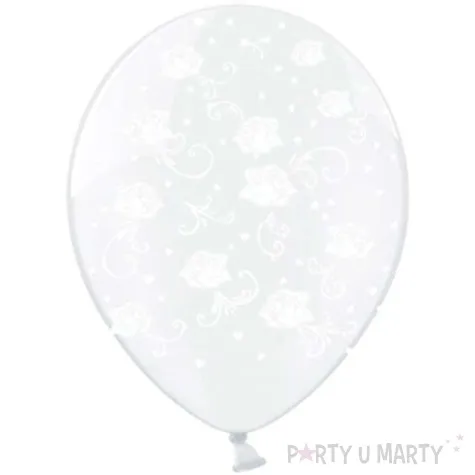 balony 14 roze belbal crystal clear 50 szt