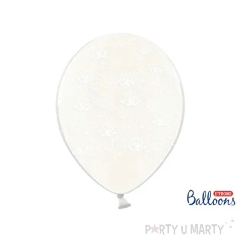 balony 14 roze strong crystal clear 6 szt