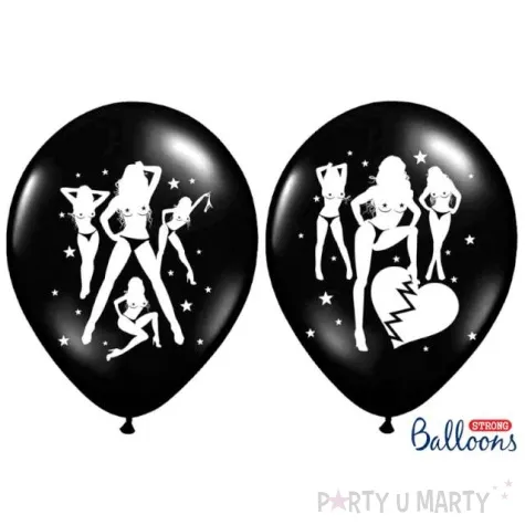 balony 14 seksowne strong pastel black 50 szt