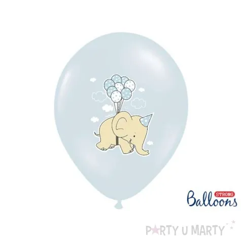 balony 14 slonik strong baby blue 50 szt
