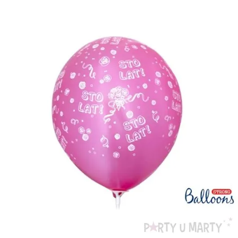 balony 14 sto lat strong metalic mix 50 szt