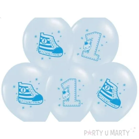 balony 14 trampek 1 belbal pastel baby blue 6 szt