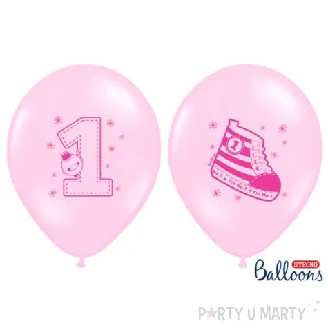 balony 14 trampek 1 strong pastel baby pink 50 szt