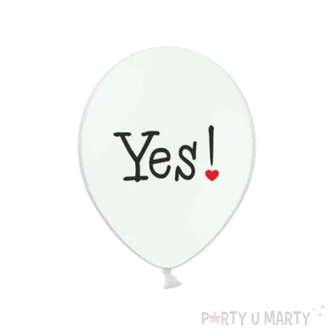 balony 14 will you belbal pastel white 6 szt