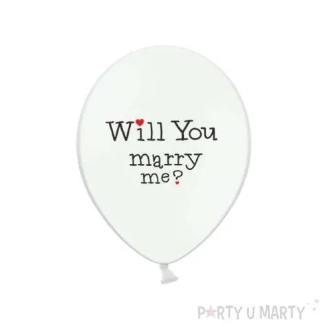 balony 14 will you belbal pastel white 6 szt