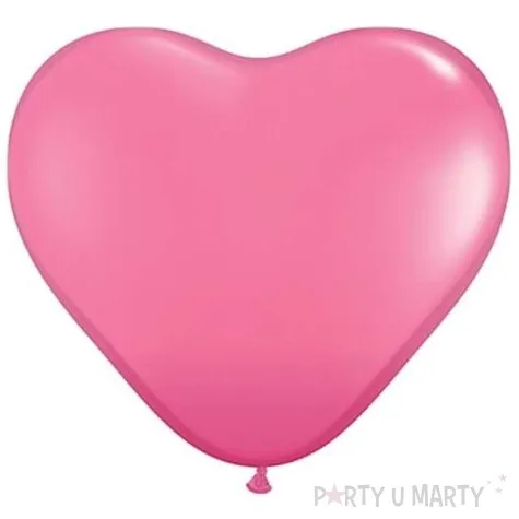 balony 15 serca qualatex pastel rozowe 50 szt