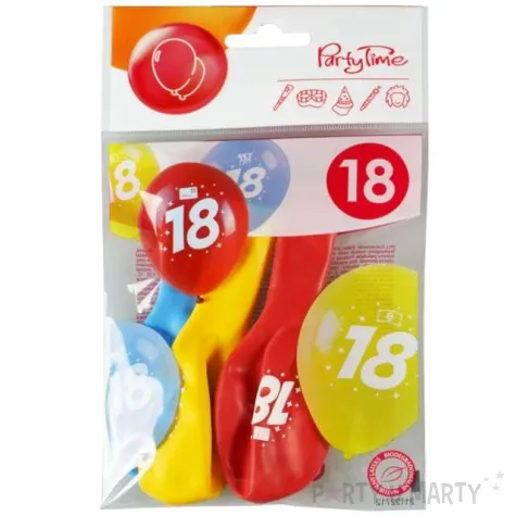 balony 18 urodziny mix arpex 11 3 szt