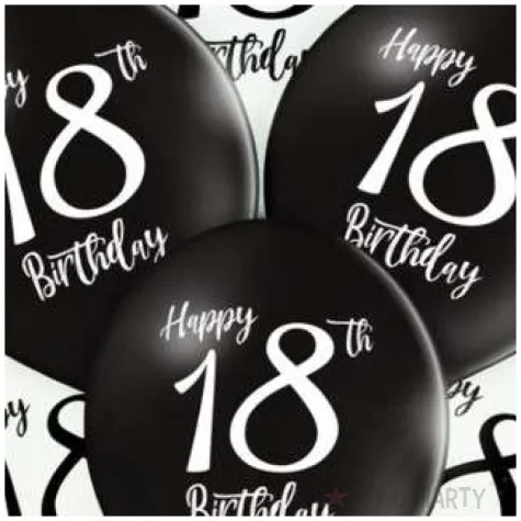 balony 18 urodziny mix belbal 12 6 szt