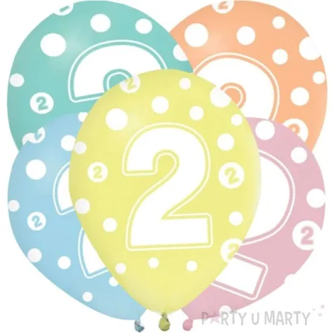 balony 2 latka mix godan 12 5 szt