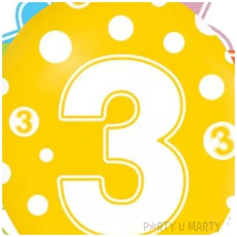 balony 3 latka mix godan 12 5 szt